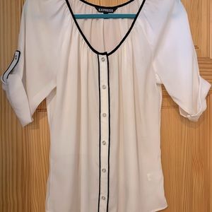 Women’s Button-up Silky Top